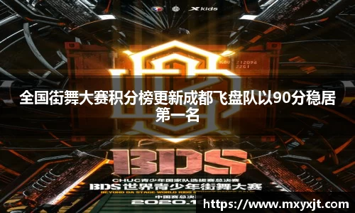 全国街舞大赛积分榜更新成都飞盘队以90分稳居第一名